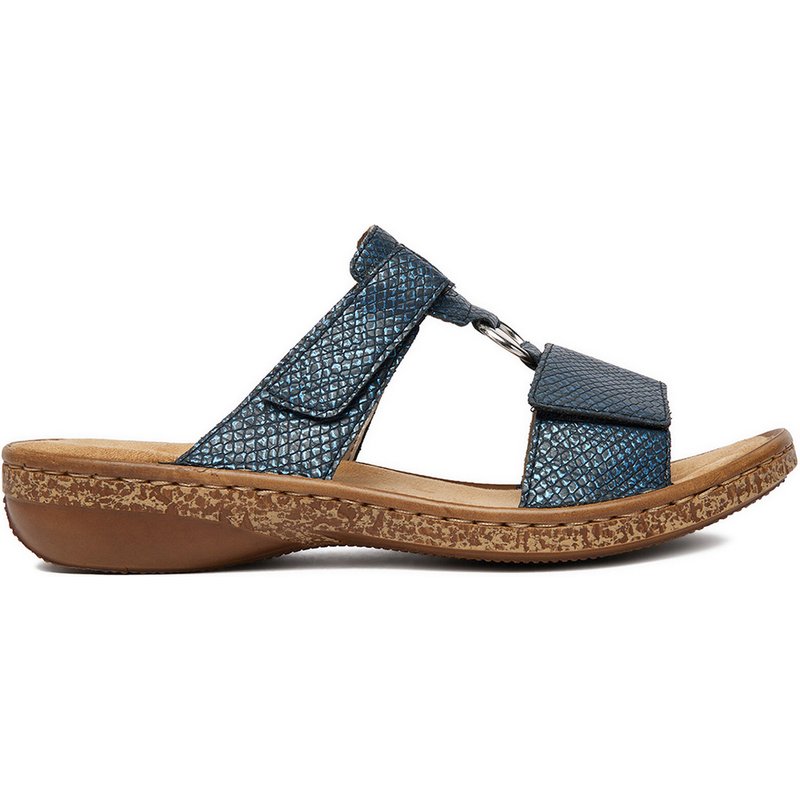 Pantoletten Rieker CEO-628P9-14 Dunkelblau