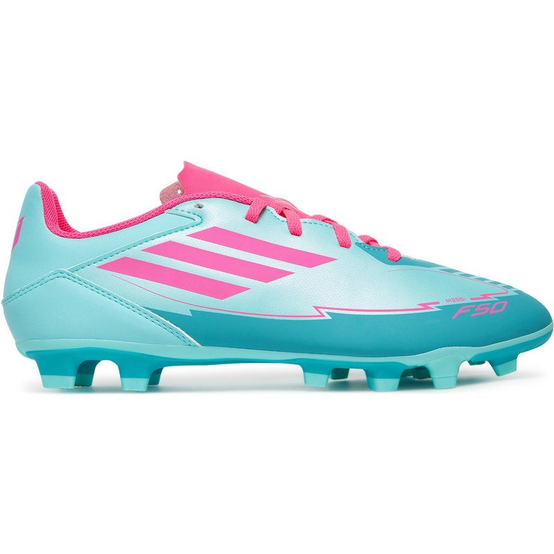 Fußballschuhe adidas F50 Club Messi Firm/Multi-Ground IH0929 Türkisfarben