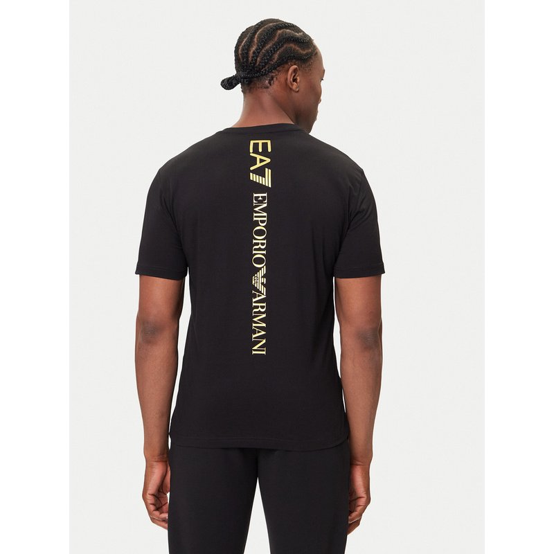 EA7 Emporio Armani T-Shirt 7M000567 AF10375 MC004 Schwarz Regular Fit
