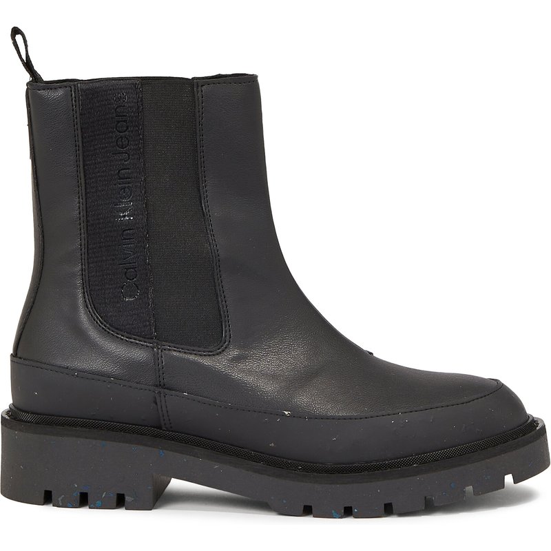 Klassische Stiefeletten Calvin Klein Jeans Combat Mid Chelsea Wn YW0YW01254 Schwarz