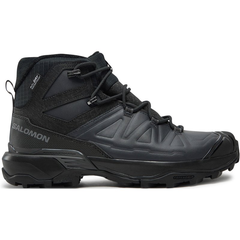 Trekkingschuhe Salomon X Ultra Snowpilot Waterproof L47585600 Schwarz