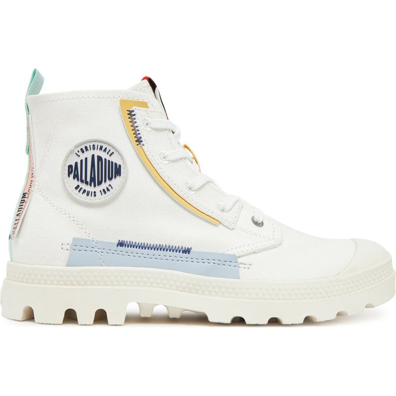Schnürstiefeletten Palladium Pampa Underlayer 99183-116-M Weiß