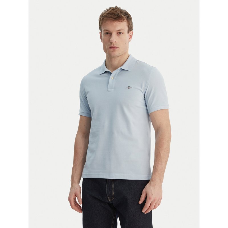 Gant Poloshirt Shield 2220 Blau Slim Fit