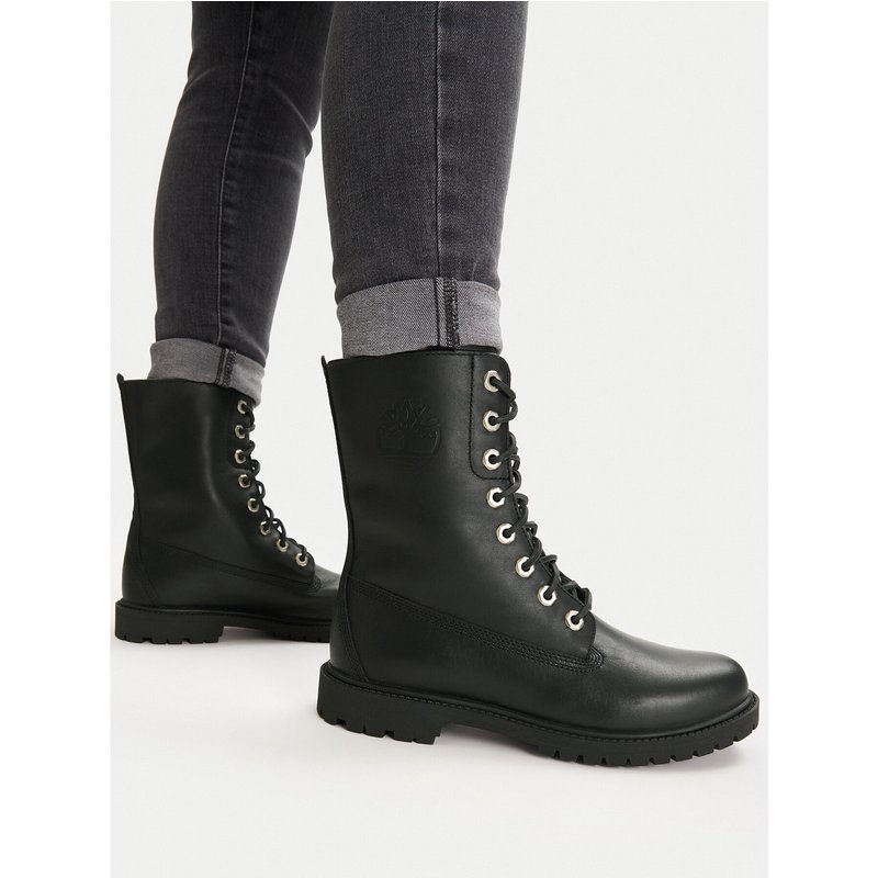 Schnürschuhe Timberland Premium 8 Inch Lace Up Wp TB0A43MXW021 Schwarz