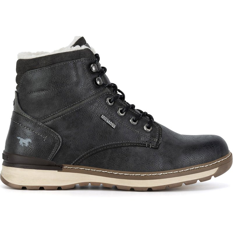 Schnürschuhe Mustang 4141-604-259 Grau