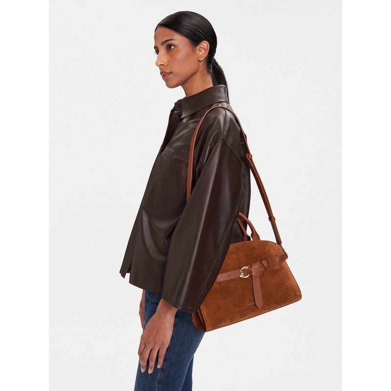 Handtasche Coccinelle TLB Coccinellesabine Suede Bi E1 TLB 18 02 01 Braun