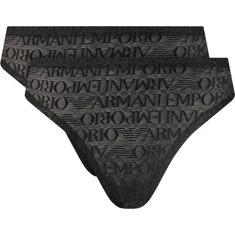 Emporio Armani Underwear Brazilian-Panty-Set EW000403 AF10880 MC005 Schwarz
