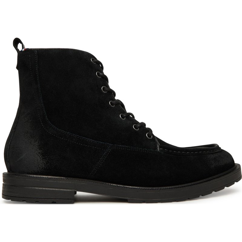 Schnürschuhe Tommy Hilfiger Cleated W Moc FM0FM05599 Schwarz