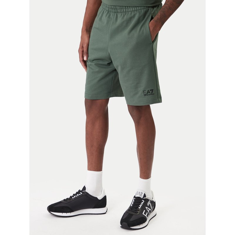 EA7 Emporio Armani Sportshorts 8NPS65 PJVRZ U7260 Grün Regular Fit