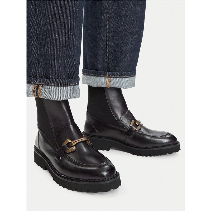 Klassische Stiefeletten Beverly Hills Polo Club EO-LAB08033 Dunkelbraun