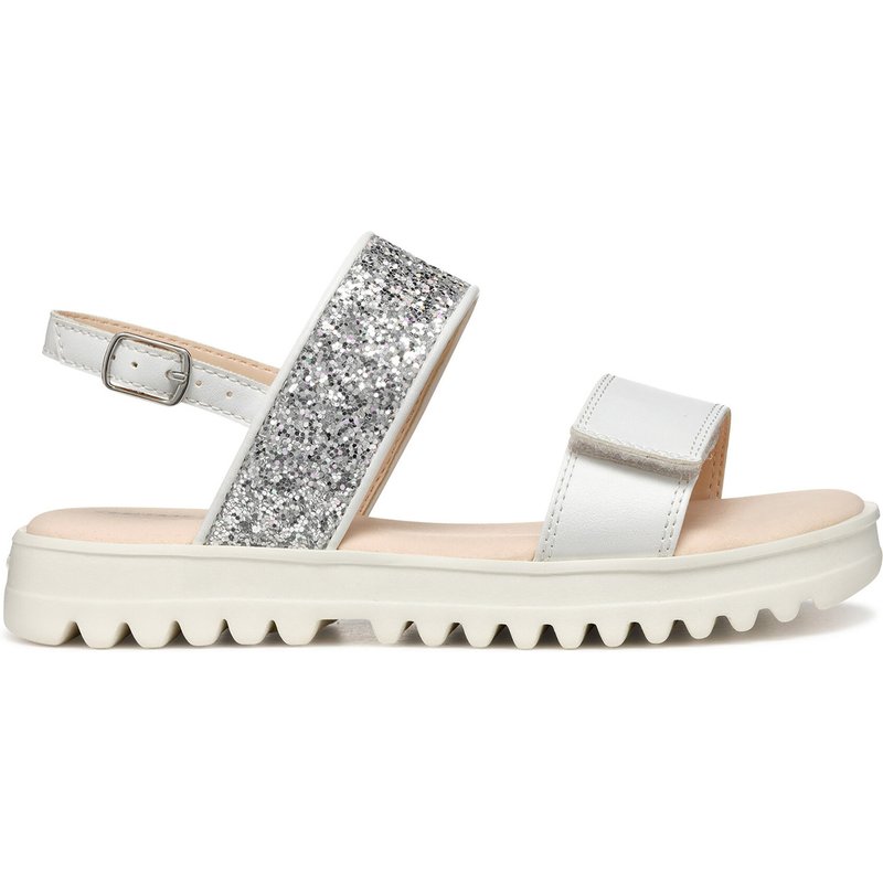 Sandalen Geox J Coralie Gir J556EA 0BCEW C1Z1N M Weiß