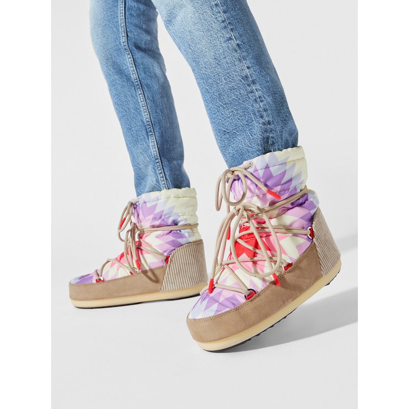 Schneeschuhe Moon Boot Light Kaleidoscope 14602200001 Beige