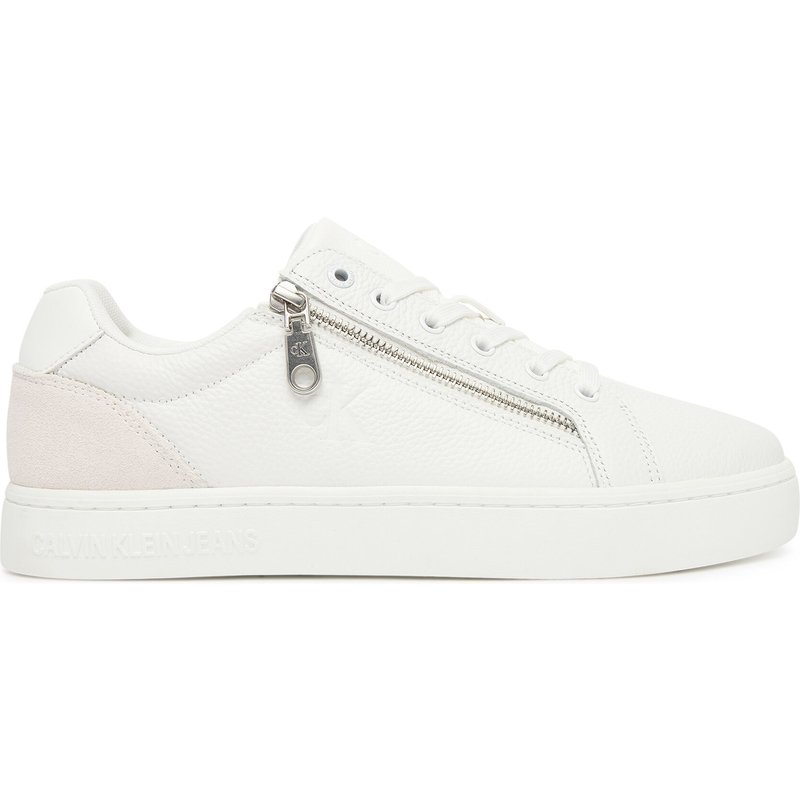 Sneakers Calvin Klein Jeans Classic Cupsole Zip Low In YM0YM01318 Weiß