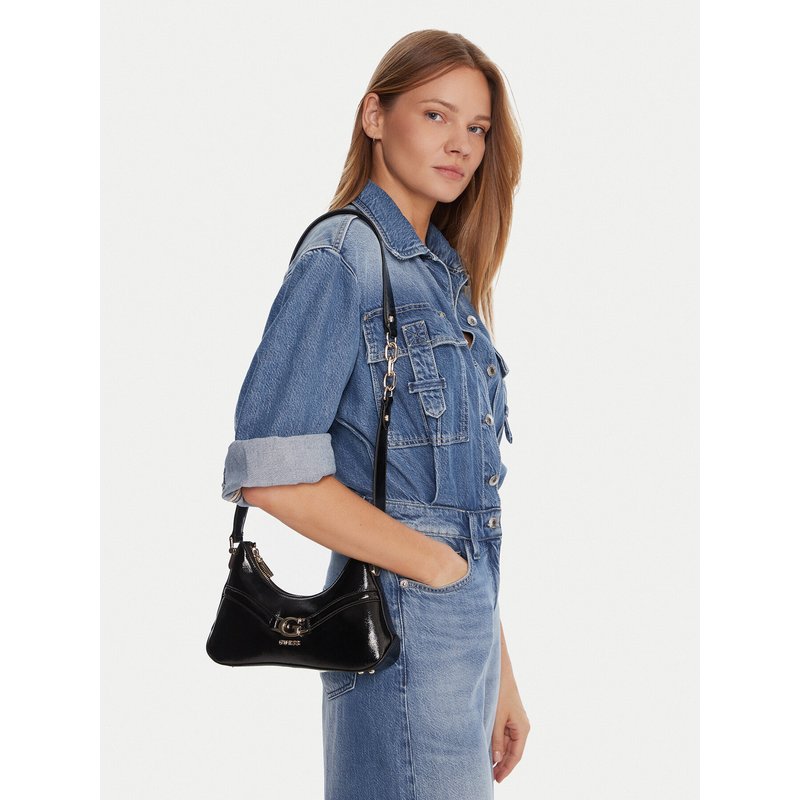 Handtasche Guess Dea Mini HWTG79 93730 Schwarz