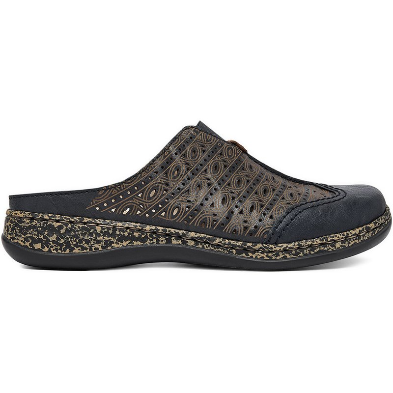 Pantoletten Rieker CEO-46376-14 Dunkelblau