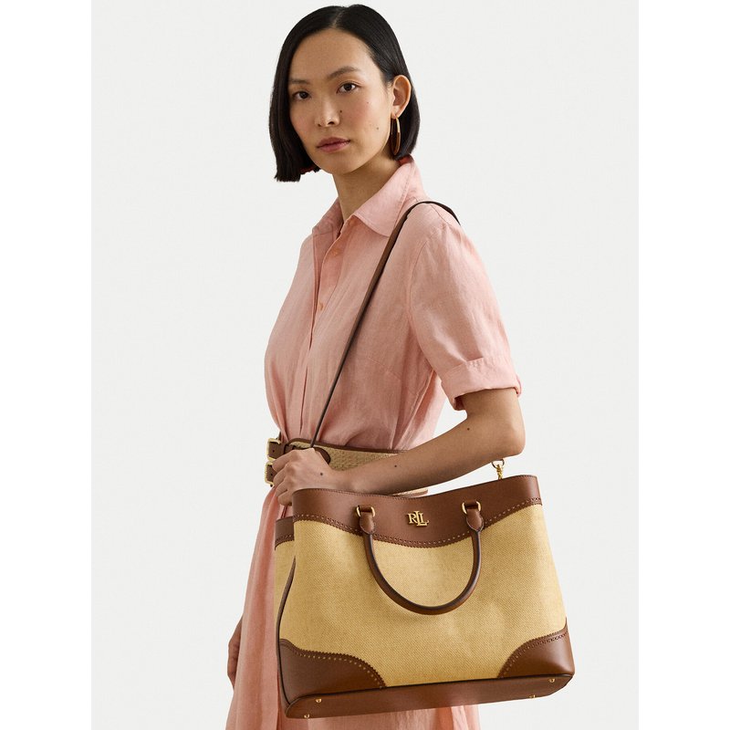 Handtasche LAUREN RALPH LAUREN 431966776005 Beige