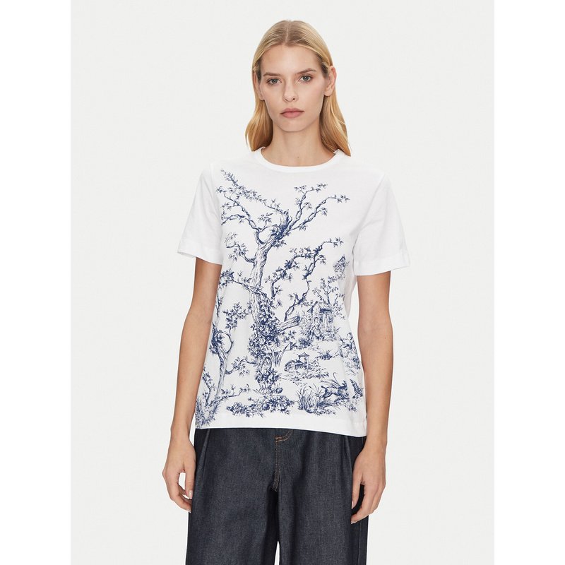 Munthe T-Shirt Fedelio 251110025160 Weiß Regular Fit