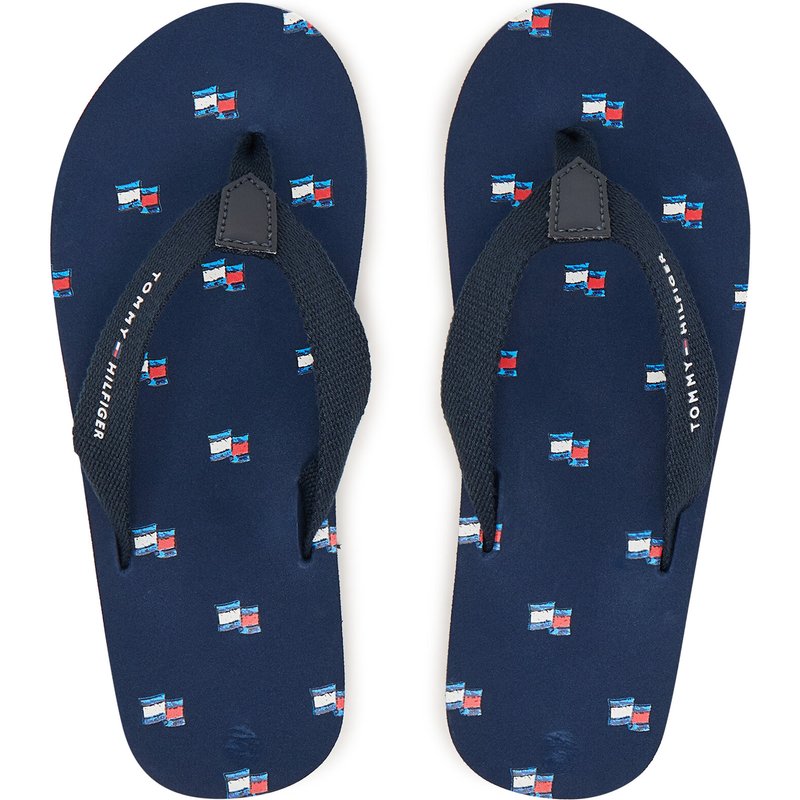 Pantoletten Tommy Hilfiger T3X8-34409-0058 Blau