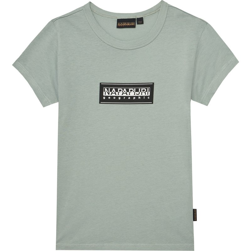 Napapijri T-Shirt Chamois NP0A4ILE S Grün Regular Fit