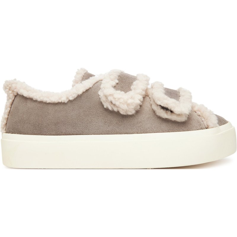 Sneakers Inuikii Shearling Low Velcro 1001.001.0231 Grau