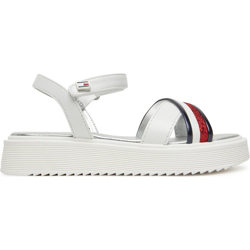 Sandalen Tommy Hilfiger Sandal T4A2-33799-0273 Weiß