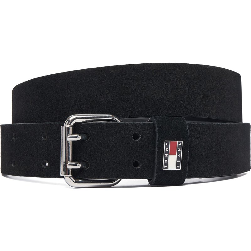 Gürtel Tommy Jeans Tjw Square 3.0 Suede AW0AW19300 Schwarz