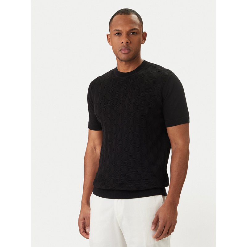 KARL LAGERFELD Pullover 655006 562301 Schwarz Slim Fit
