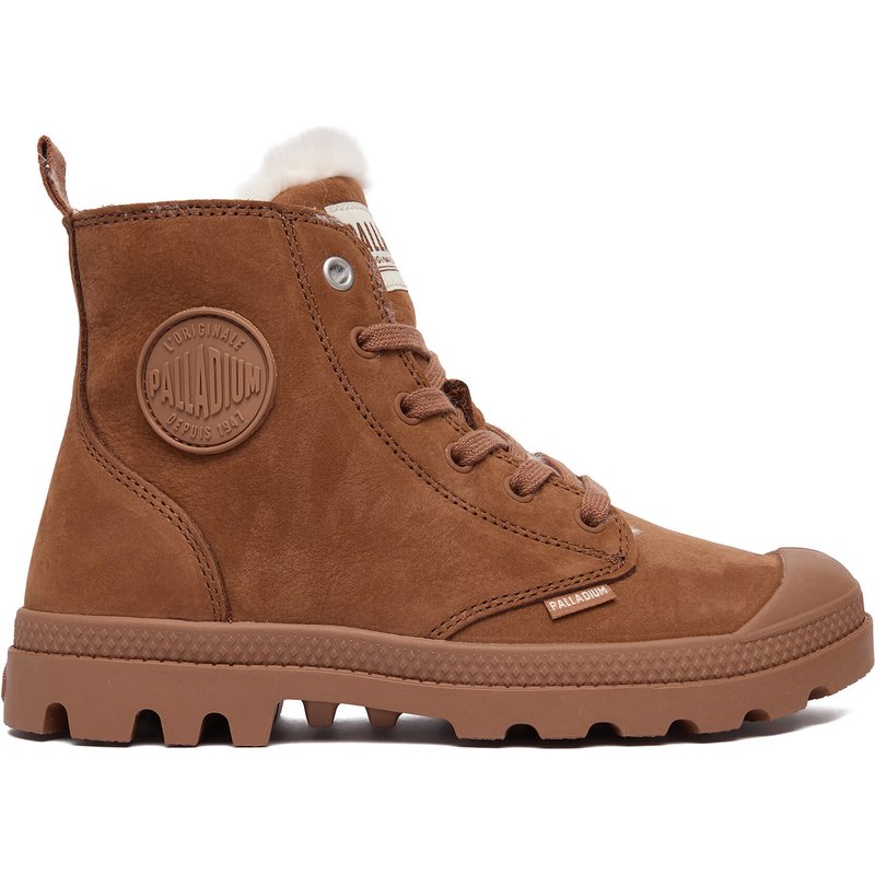 Schnürstiefeletten Palladium Pampa Hi Zip Wl 95982-291-M Braun