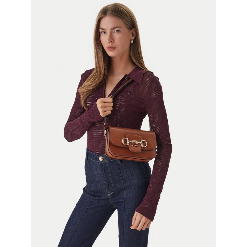 Handtasche Guess Janie HWVG99 10210 Braun