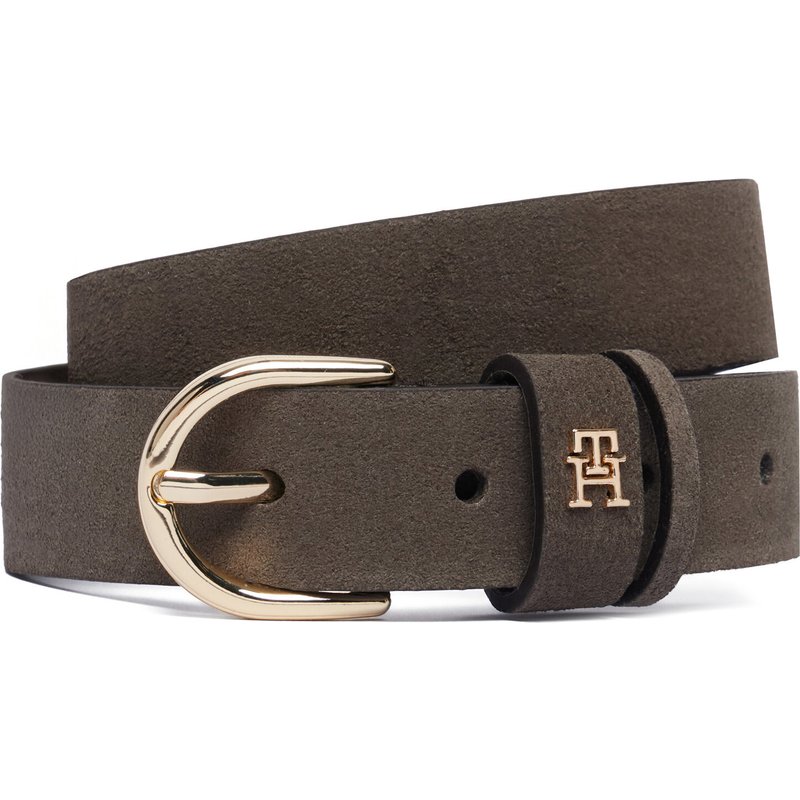Gürtel Tommy Hilfiger Essential Effortless 2.5 Suede AW0AW19793 Braun