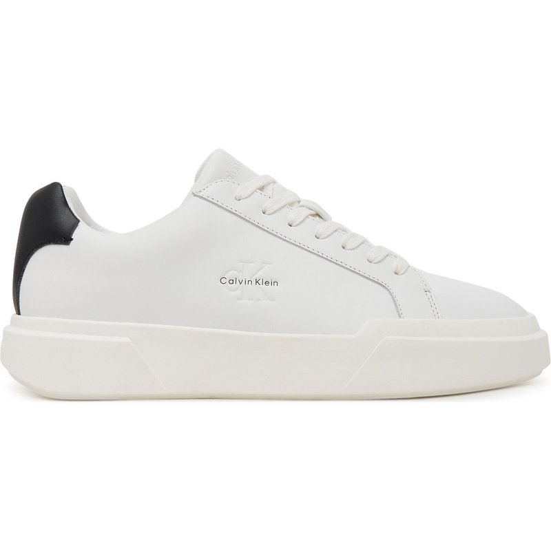 Sneakers Calvin Klein Chunky Cupsole Laceup Lth YM0YM01344 Weiß
