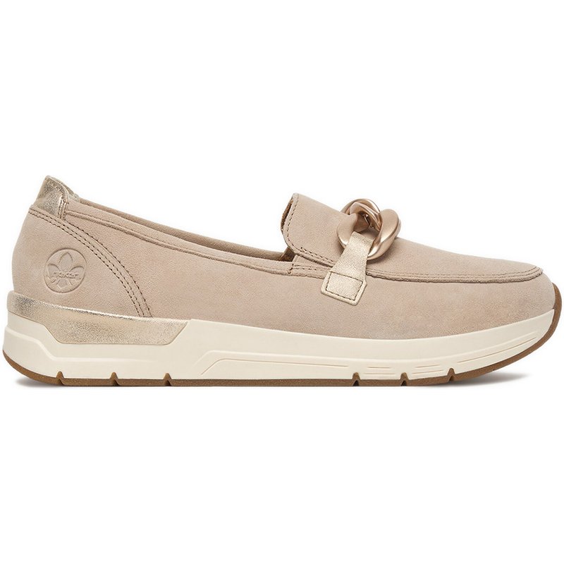 Halbschuhe Rieker 58944-60 Beige