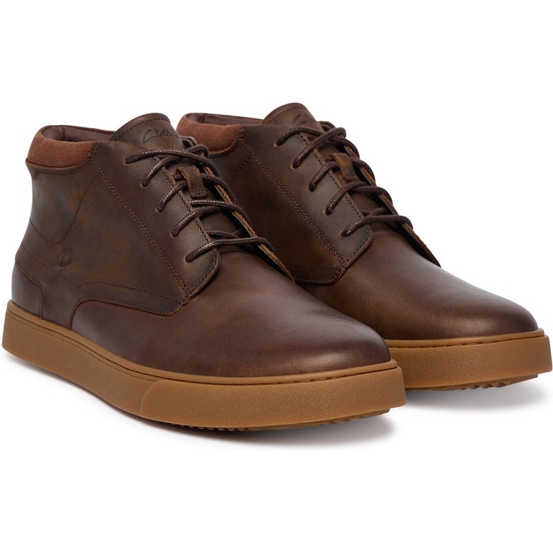 Schnürschuhe Clarks Lydford Mid 26327459 Dunkelbraun