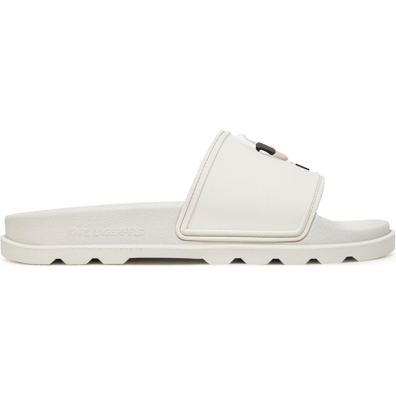 Pantoletten KARL LAGERFELD Kondo Tred KL70905 Weiß