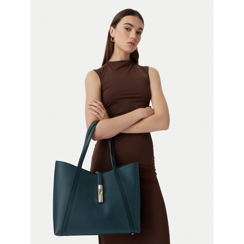 Handtasche Furla Goccia L WB01788 BX3353 CN 4907S Dunkelgrün