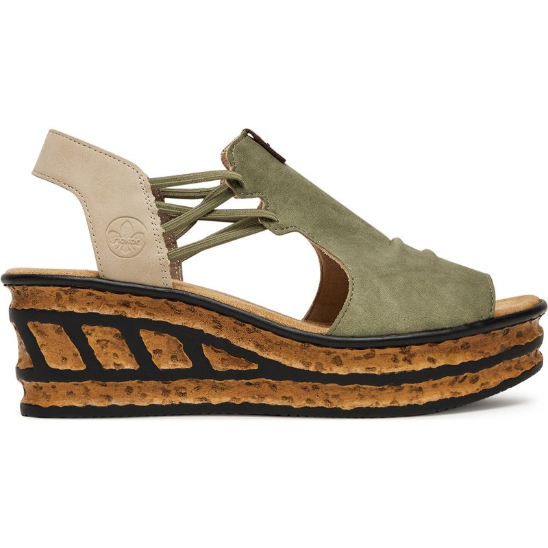 Sandalen Rieker 68175-52 Grün