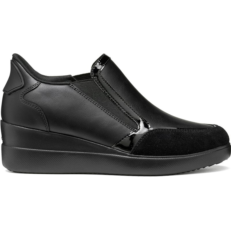 Halbschuhe Geox D Stardust Plus D680QA 5422 C9999 Schwarz