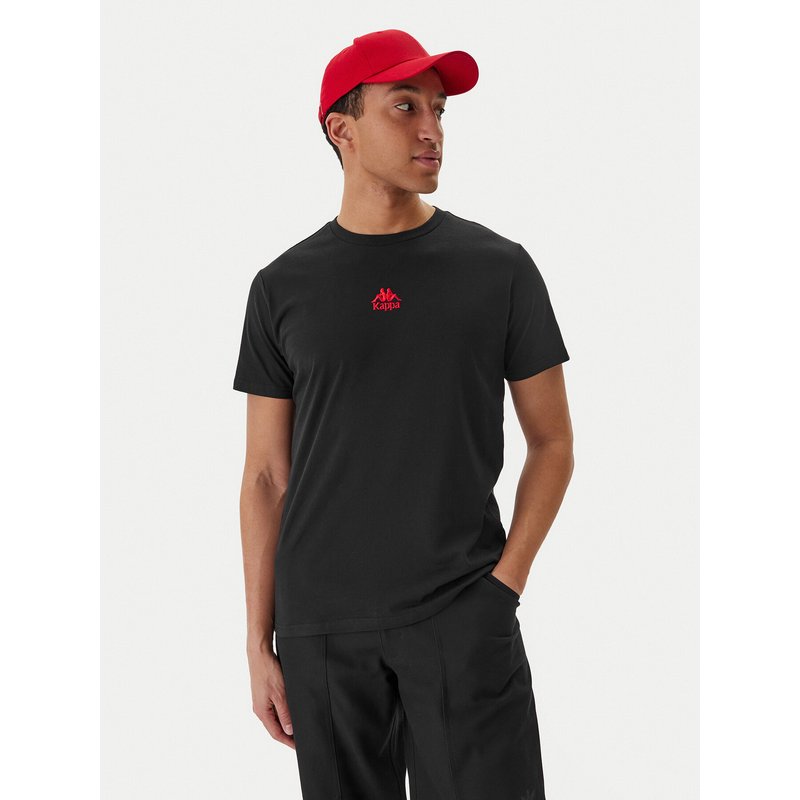 Kappa T-Shirt 382J2QW Schwarz Regular Fit