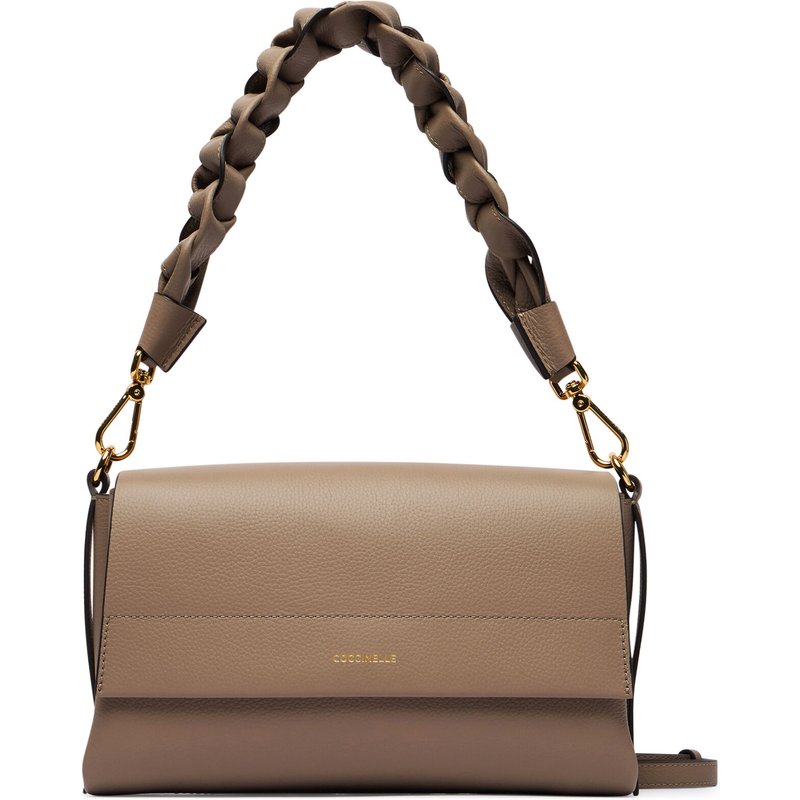 Handtasche Coccinelle M50 Boheme Grana Double E1 M50 12 01 01 Dunkelbeige