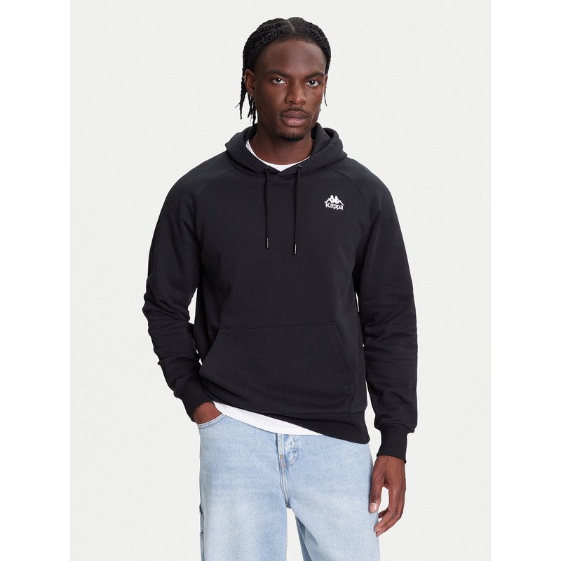 Kappa Sweatshirt Authentic 321W7GW Schwarz Regular Fit