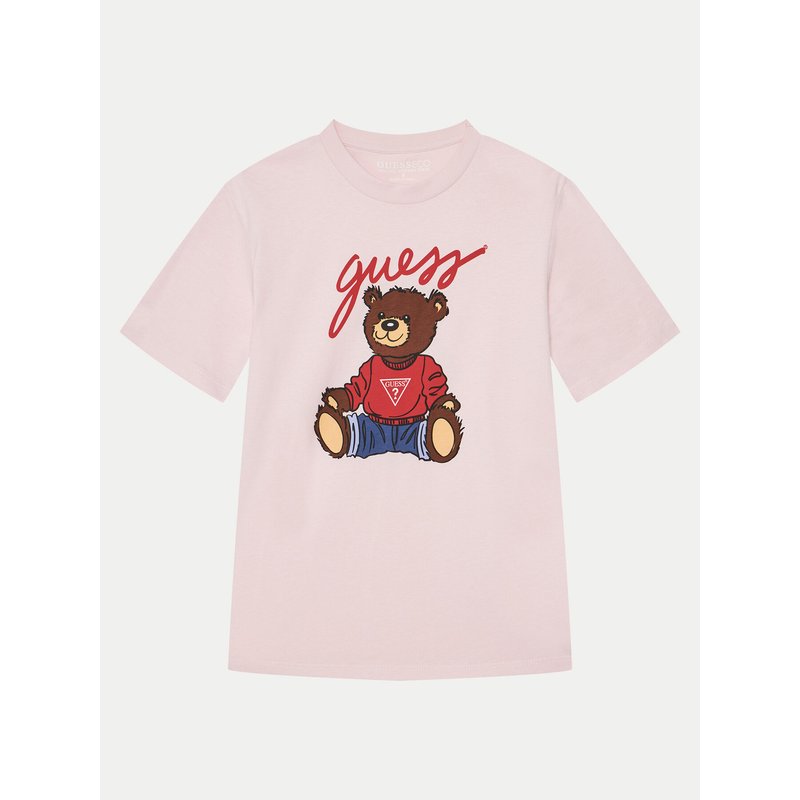 Guess T-Shirt H4BJ06 I3Z14 Rosa Regular Fit