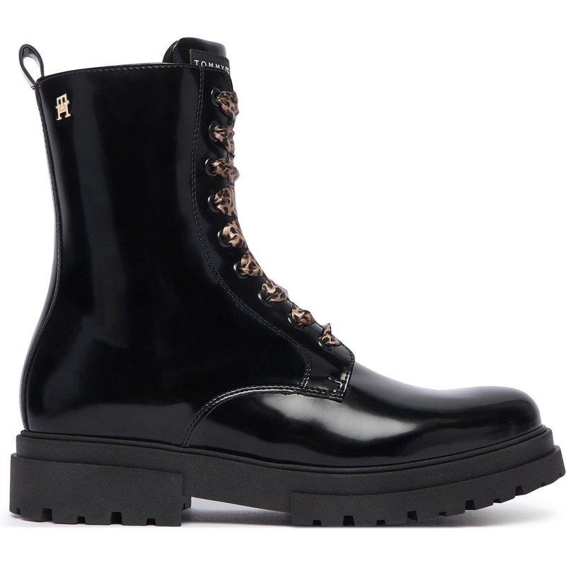 Schnürschuhe Tommy Hilfiger T4A5-35174-1453999 D Schwarz