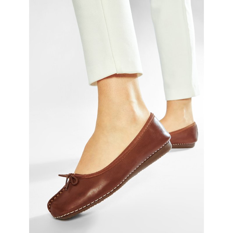 Ballerinas Clarks Freckle Ice 203529304 Braun