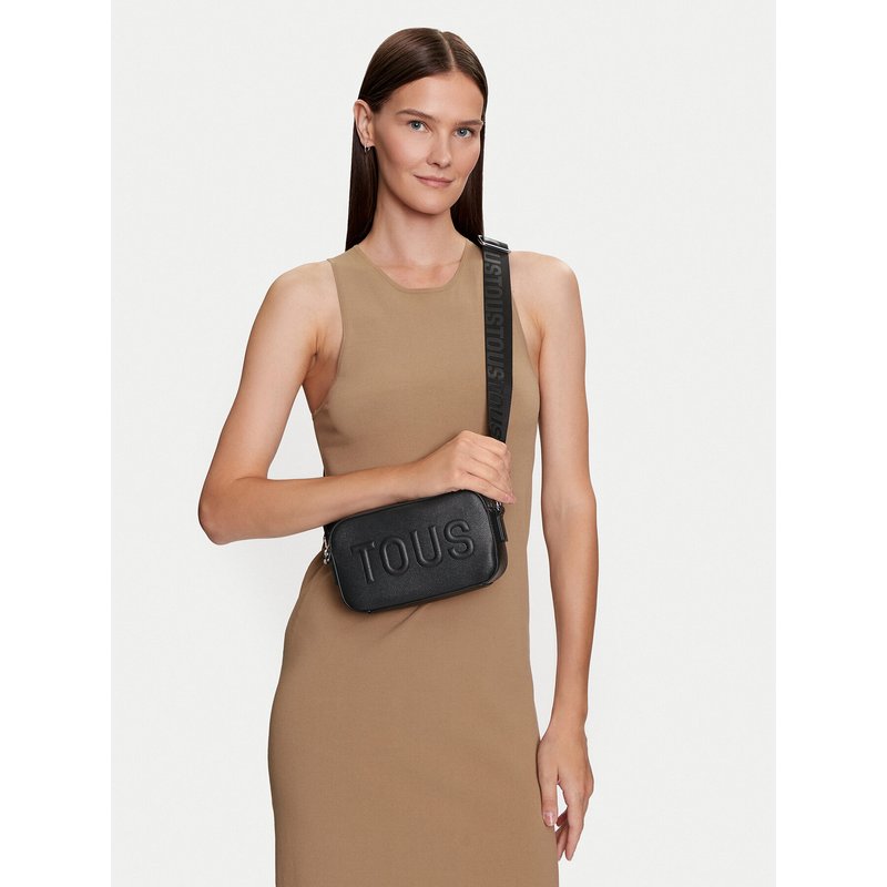 Handtasche TOUS Bandolera Reporter T La Rue New 2001935351 Schwarz