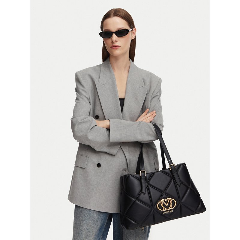 Handtasche LOVE MOSCHINO JC4033PP1PLC0000 Schwarz