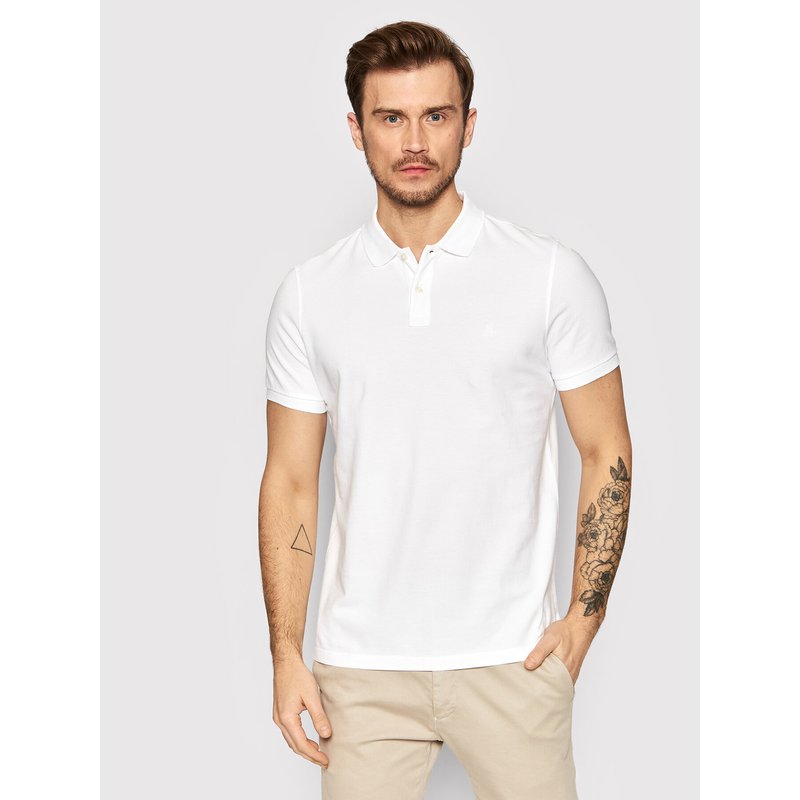Marc O'Polo Poloshirt B21 2266 53000 Weiß Regular Fit