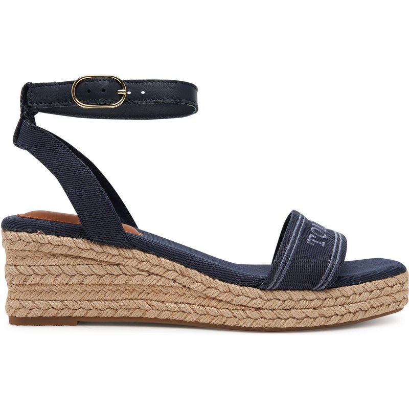 Espadrilles Tommy Hilfiger Tommy Hilfiger Espad Mid Wedge FW0FW08805 Dunkelblau