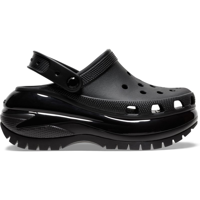 Pantoletten Crocs Classic Mega Crush Clog 207988 Schwarz