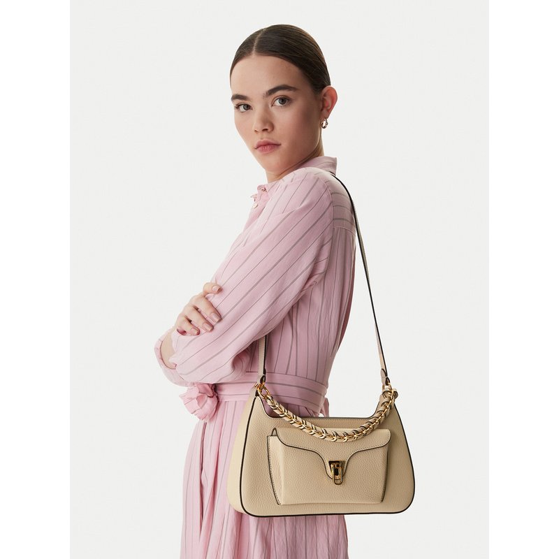Handtasche Coccinelle TFK Coccinelle Beat Generatio E1 TFK 12 01 01 Beige