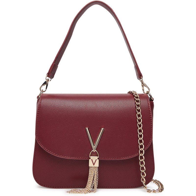 Handtasche Valentino Divina VBS1R404G Dunkelrot